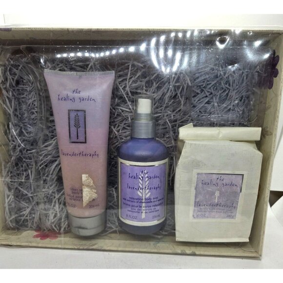 The Healing Garden Other - The Healing Garden Lavender Therapy Gift Set Relaxation Body Mist Lotion & Soak